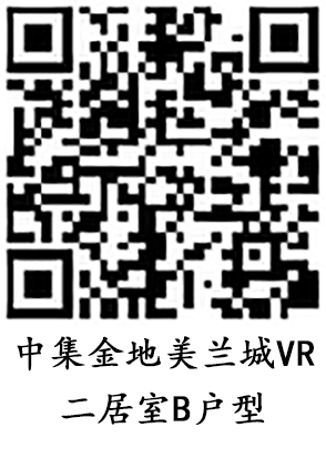 中集金地美兰城二居室B户型户型图缩略图2