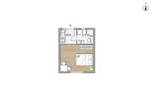 延安西路1264弄一室户户型图第1张