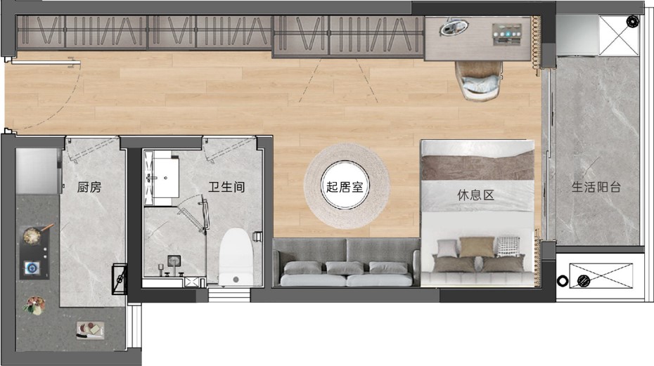 空港随寓·融悦雅苑房源图片缩略图3