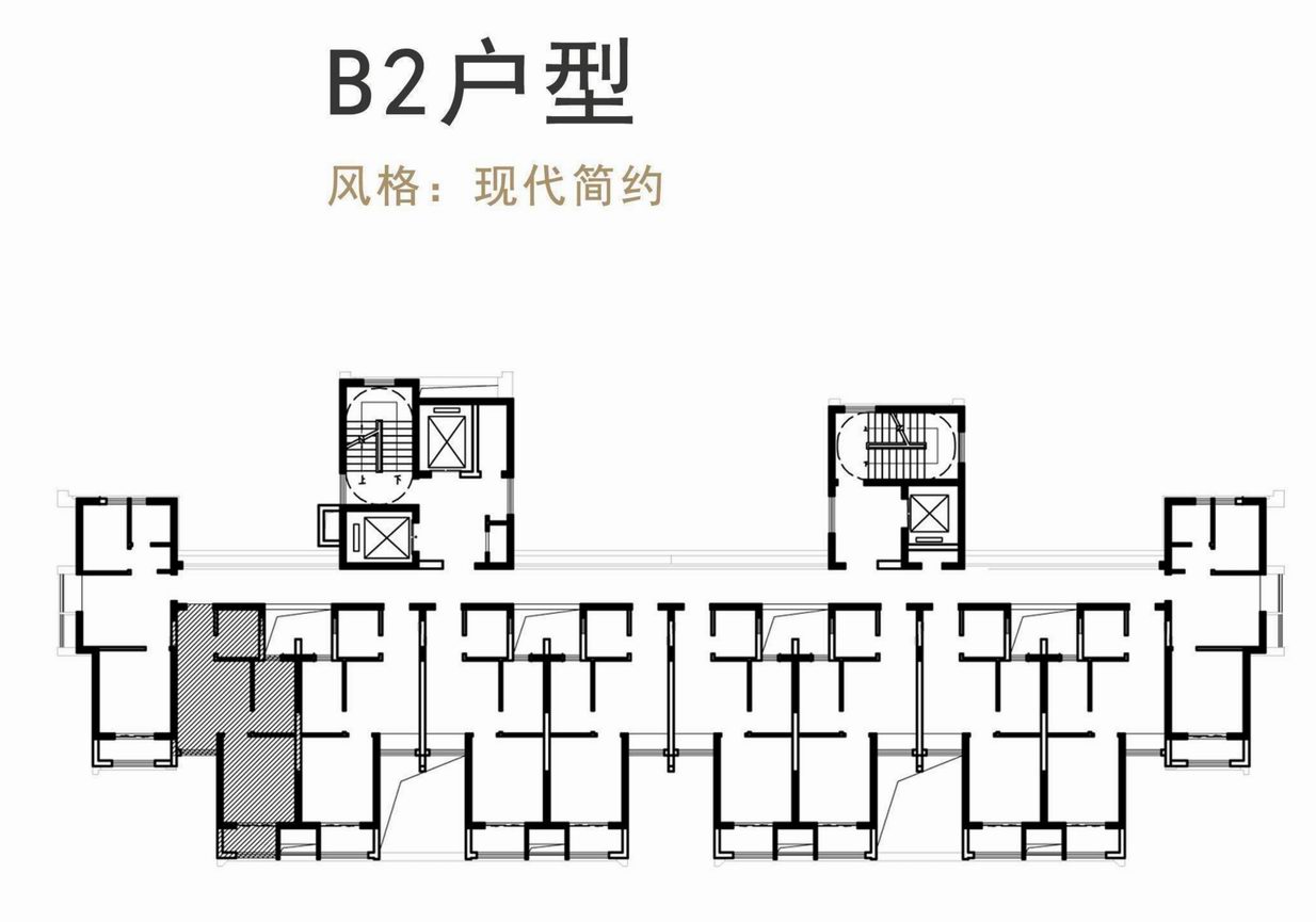 龙秋公寓一房型户型图缩略图4
